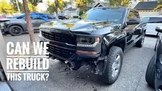 Wrecked Silverado Rebuild With Bullet Holes!