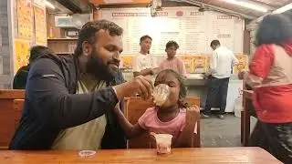 Dad- daughter time at tea shop during this awesome Bengaluru weather on a Sunday evening 😍&hearts;️#video 