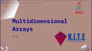 Java Multidimensional Array |KITE Free Java Course | Part 9