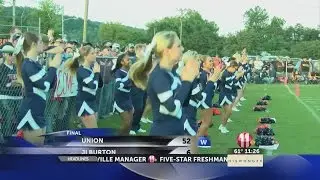 Union vs JI Burton high school football game