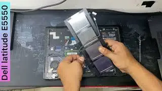 Dell latitude E5550 battery replacement .how to change dell latitude E5550 battery,#dell#battery