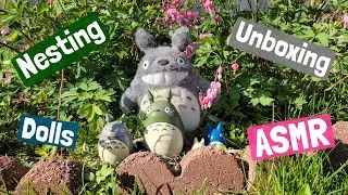 ASMR | Unboxing Totoro Nesting Dolls! So cute! (No Talking) #asmr