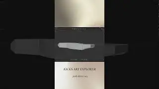 KICKS ART EXPLORER｜Digital Sneakers #fashion #fashiontech #digitalfashion #fashiontechnology