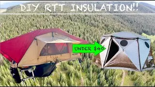 🔥 FTR | OVERLAND DIY - Insulating Our Rugged Ridge ROOF TOP TENT into a SHIFTPOD!