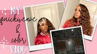 VLOG| QUICK-WEAVE WITH CUSTOM COLOR TUTORIAL FOR BEGINNERS