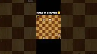 Mate in 2 Moves| can you solve this simple puzzle 🤔🔥#chess