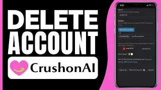 How To Delete CrushOn AI Account (2024) - Step-By-Step Tutorial