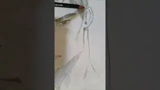 Simple way to draw a samurai sketch #shorts #sketching