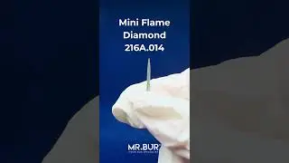 Mini Flame Coarse Bur | Diamond Dental Bur