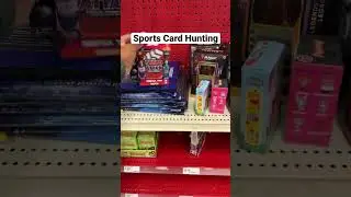 Sports card hunting at target #cardhunting #sportscardhunting #shorts ￼