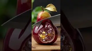 ✨ Magical Crystal Pear Cutting | Satisfying Fantasy Fruit ASMR ✨#localstarbinit