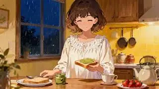 A Cozy Rainy Day at Home | Comfort Cooking, Eating & Slow Living