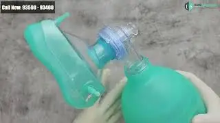 IndoSurgicals Silicone Artificial Resuscitator (Adult) Autoclavable