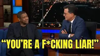 Denzel Washington FORCED to LEAVE Colberts Show After Fiery Live Clash