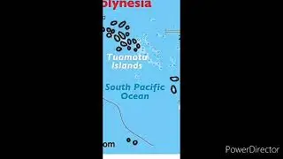 French Polynesia - Flag Map Speed Art