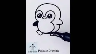 Penguin 🐧 Drawing | Kids Drawing| Easy Drawing| Drawing for Kids