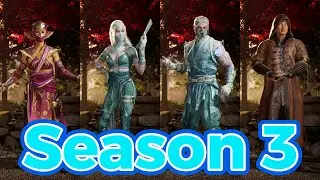All Skins for Season 3 Mortal Kombat 1 Season of the Cryomancer