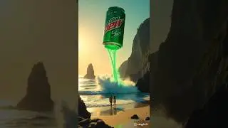 mountain Dew 🤕 ai animation kling ai #musicnewsong #attitude