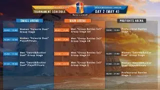 Small arena ● Battle of the Nations 2018 ● Live broadcast: day #2