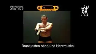 Isokinator Training - &Uuml;bung M2D Muskelaufbau f&uuml;r Brustmuskeln, Brustkasten & Herzmuskel
