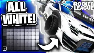 HOW I GOT THE *ALL WHITE* CAR ON ROCKET LEAGUE [NO MODS]