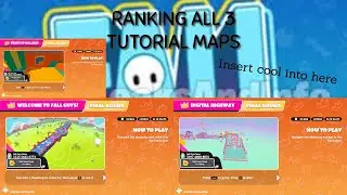 Rank all 4 (or 3) NEW tutorial maps in Fall Guys!