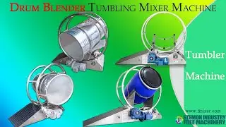 Drum Blender Machine┃How to operate the Tumbling Mixer┃Hoop Tumbler works video┃