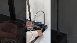 Lefton Two Waterfall Faucets Kitchen Sink with Digital Temperature Display & LED Lighting-KS2206