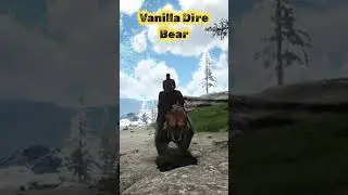 Ancient Dire Bear vs Vinilla ARK #shortvideo #survival #dinosaurs #dino #india