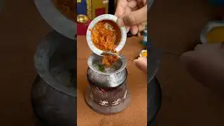 Miniature Mutton Biryani 🔥🔥 Mini Cooking #shorts #viral #muttonbiryani