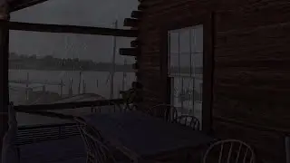 Rain on the old boat wharf - Find peace in your mind with the sound of rain for sleep