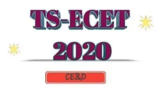 TS-ECET 2020 Informative video