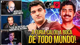 OS STREAMERS FICARAM EM CHOQUE COM A FURIA DESTRUINDO A SENTINELS PELO VCT AMÉRICAS!
