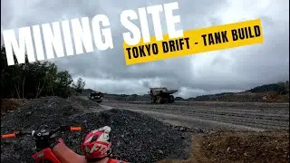 Huge Mining Site. Drifting Haul trucks. This is Tokyo Drift - Tank Build