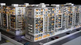Architectural Scale Model  - Apartment Complex