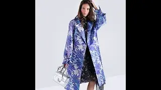 Пальто Private Sun TC-08-01 silver blue (размер one size)