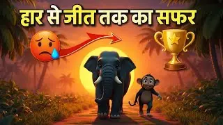 हार से जीत तक का सफर। जंगल के दोस्तों की कहानी। motivational story 