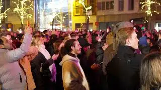 Feestelijk aftel moment in Groningen