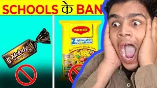 Most *BANNED FOOD* in School ll Shocking Result