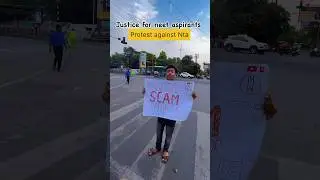 Nta neet scam 😢 #protest #justice #neet #mbbs
