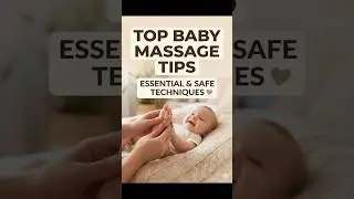 Most important BABY MASSAGE TIPS #baby #massage #babycare #cute #relex #shorts #shortvideo #short
