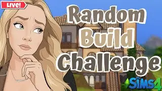 🔴Random build challenge in The Sims 4!