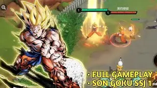 Game MOBA Anime Grafik HD Full Character di Android Terbaru 2023 | Full Gameplay Son Goku SSJ 1