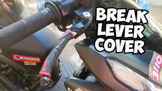 HOW TO INSTALL BREAK LEVER COVER in HONDA CLICK 125 | Magandang pang cover ng break lever
