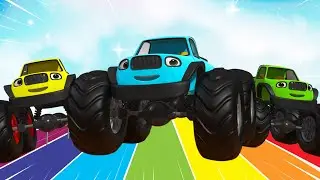 Five Little Car Running On The Road | Wheels On the Bus | Kids Cartoon | Rhymes | Play With Bobo