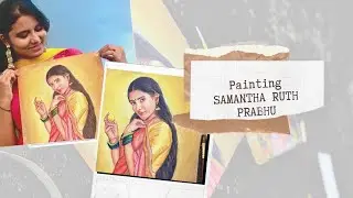 Painting SamanthaRuthPrabhu/RajaRaviVarma's Art/G VenketRam's Photography