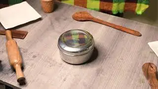 MARU Stainless Steel Flat Canisters / Old Puri Dabba / Storage Containers Set