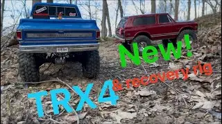 Part 2 back woods trx4 & and recovery rigs on the trails like the video! #traxxas #offroad #rctruck
