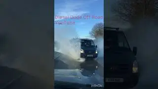 Van VS Flood #nottinghamshire #flood #flooded #flooding #floodedroad #deepwater #ford #transit #van