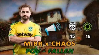 MIBR VS CHAOS BLAST PREMIER (COMUNICA&Ccedil;&Atilde;O DA MIBR NA VIS&Atilde;O DO FALLEN)